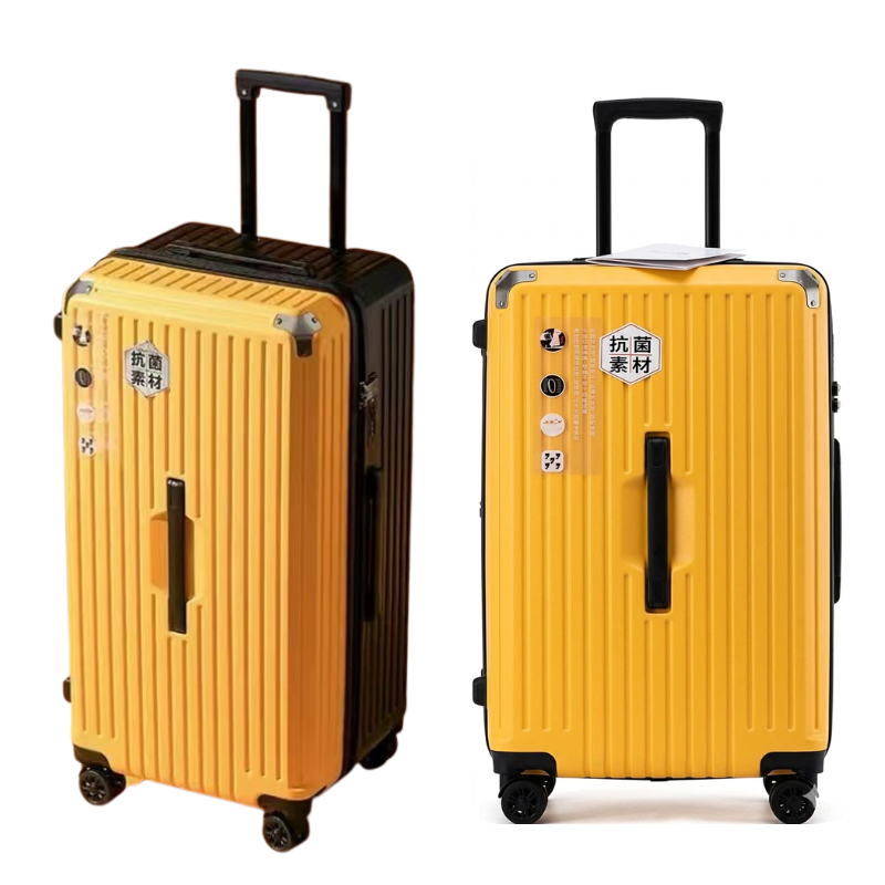 Large Capacity Hardshell Luggage Aluminum Frame Shock Absorber Wheels
