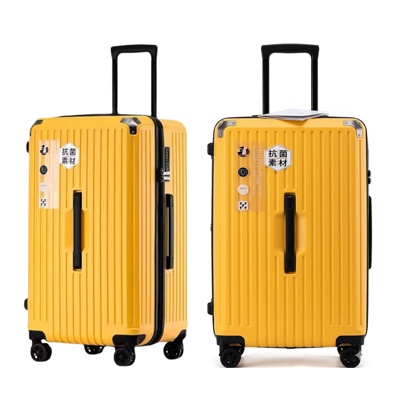 Large Capacity Hardshell Luggage Aluminum Frame Shock Absorber Wheels
