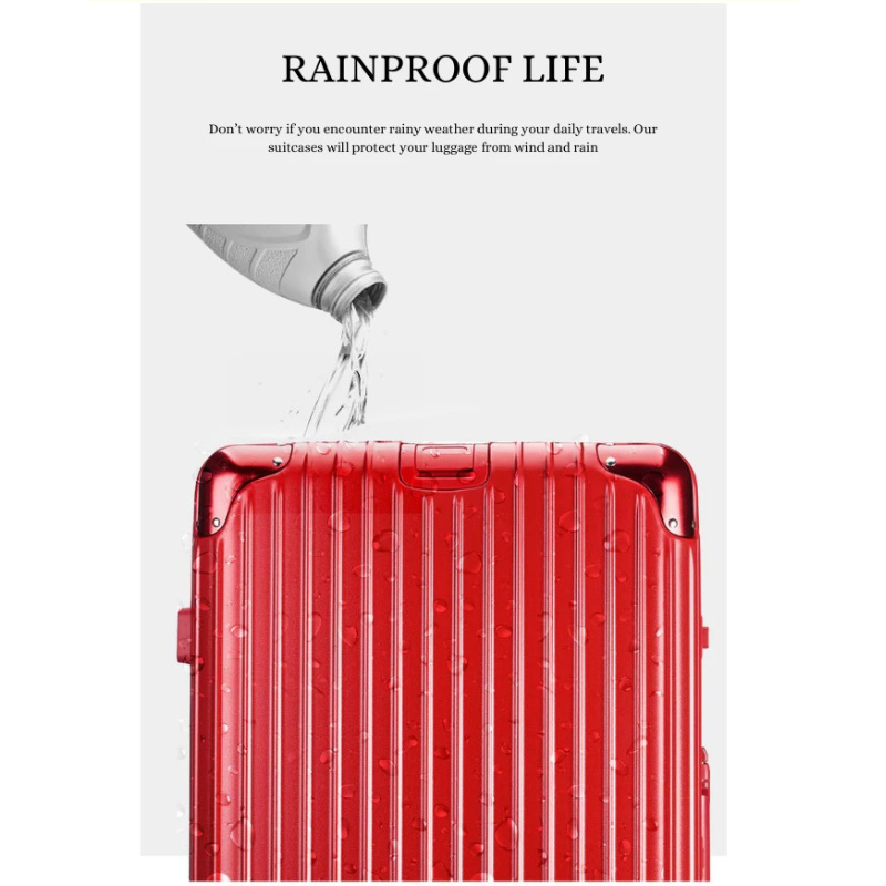 Aluminum Frame Lightweight Luggage 360 Spinner TSA Lock Large Capacity