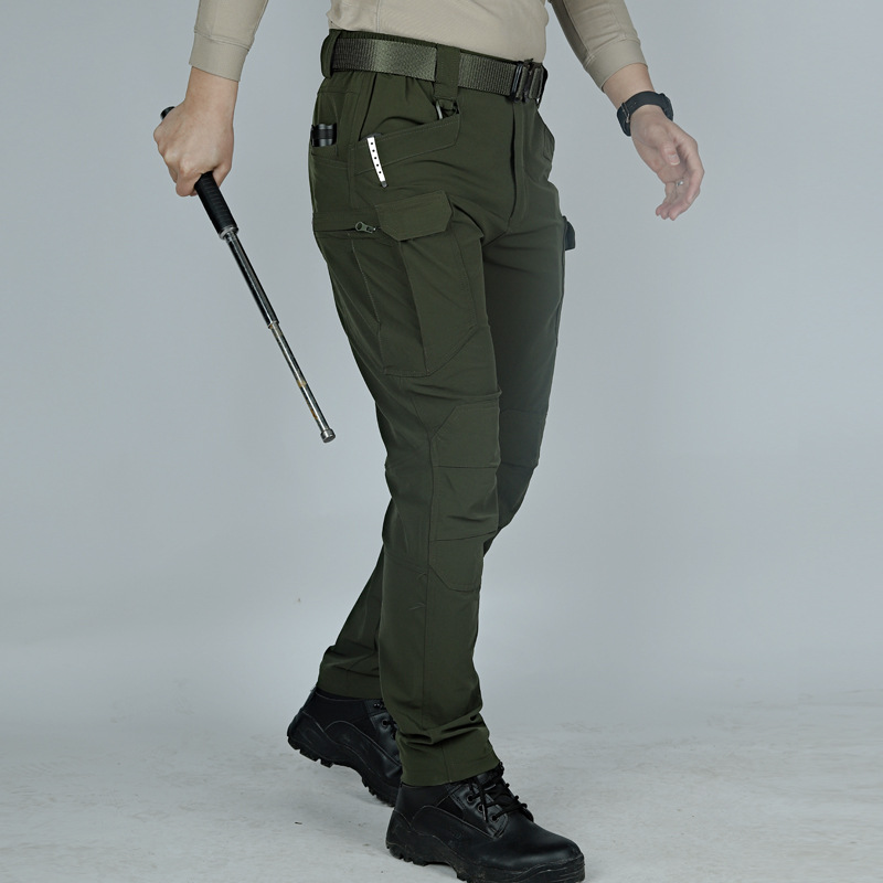 Men's Tactical Cargo Pants Lightweight Quick Drying Ripstop Hiking & Work Trousers with Multiple Pockets