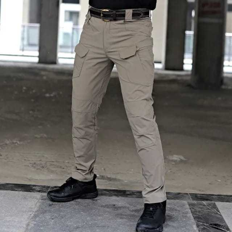 Men's Tactical Cargo Pants Lightweight Quick Drying Ripstop Hiking & Work Trousers with Multiple Pockets