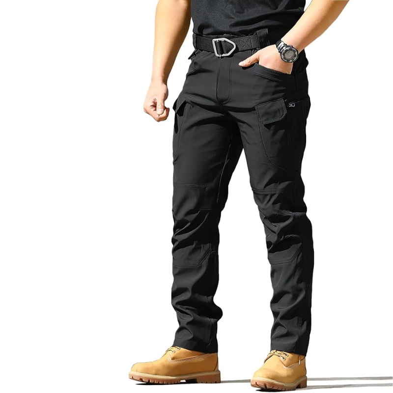 Men's Tactical Cargo Pants Lightweight Quick Drying Ripstop Hiking & Work Trousers with Multiple Pockets