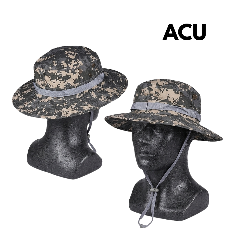 Military Ripstop Jungle Boonie Hat Outdoor Tactical Bucket Hat