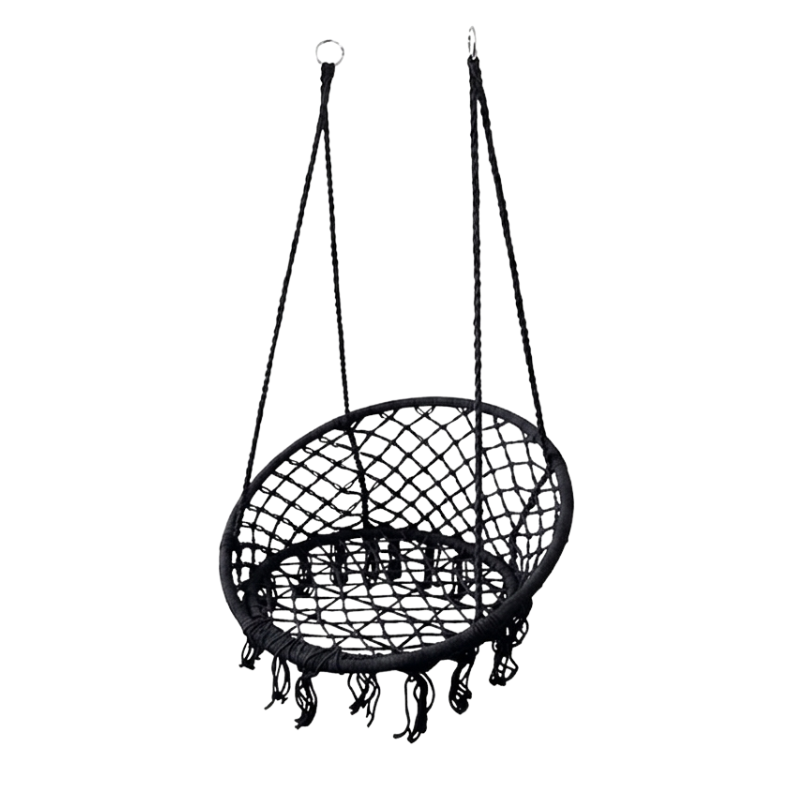 Anti-Rollover Outdoor Swing Hammock Indoor Anti-Tip Hammock Hanging Chair for Adults & Kids, Perfect for Camping, Dorms, and Picnic