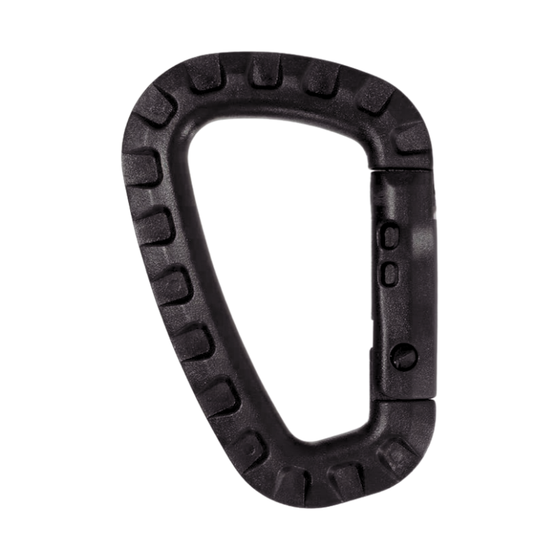D-Shaped Quick-Release Plastic Carabiner Tactical Hook Large Backpack Buckle Clip Lightweight Spring Gear