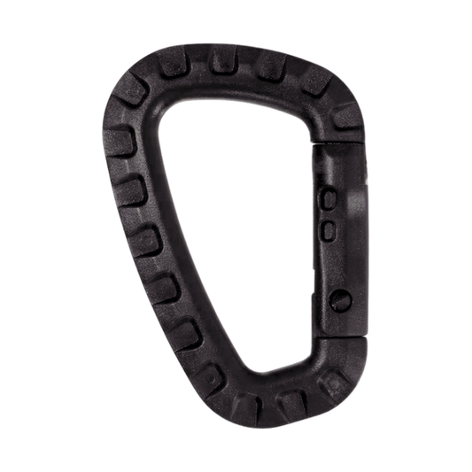 D-Shaped Quick-Release Plastic Carabiner Tactical Hook Large Backpack Buckle Clip Lightweight Spring Gear