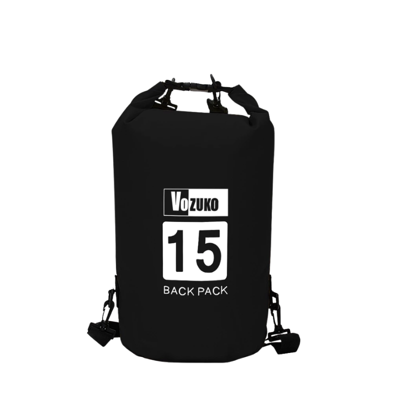 Waterproof Dry Bag Floating Barrel Bag with Single & Double Shoulder Straps for Swimming, Kayaking, Camping & Outdoor Adventures