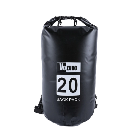 Waterproof Dry Bag Floating Barrel Bag with Single & Double Shoulder Straps for Swimming, Kayaking, Camping & Outdoor Adventures