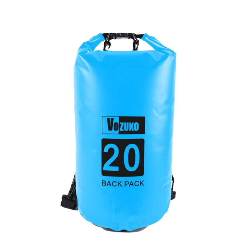 Waterproof Dry Bag Floating Barrel Bag with Single & Double Shoulder Straps for Swimming, Kayaking, Camping & Outdoor Adventures