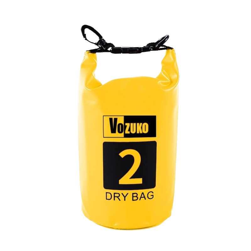 Waterproof Dry Bag Floating Barrel Bag with Single & Double Shoulder Straps for Swimming, Kayaking, Camping & Outdoor Adventures