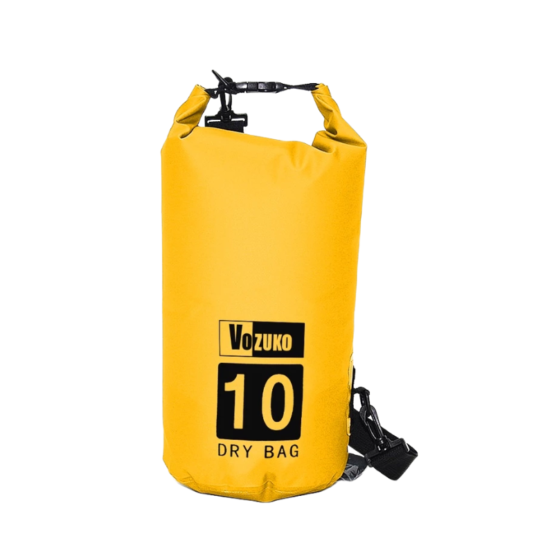 Waterproof Dry Bag Floating Barrel Bag with Single & Double Shoulder Straps for Swimming, Kayaking, Camping & Outdoor Adventures