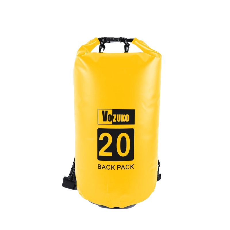 Waterproof Dry Bag Floating Barrel Bag with Single & Double Shoulder Straps for Swimming, Kayaking, Camping & Outdoor Adventures