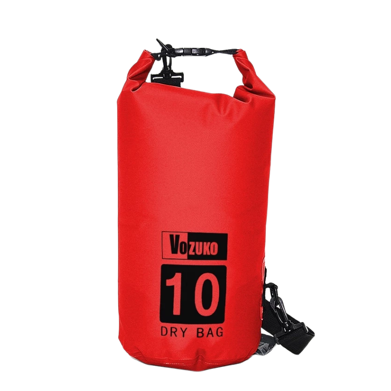 Waterproof Dry Bag Floating Barrel Bag with Single & Double Shoulder Straps for Swimming, Kayaking, Camping & Outdoor Adventures