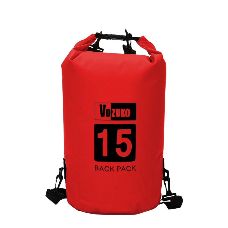 Waterproof Dry Bag Floating Barrel Bag with Single & Double Shoulder Straps for Swimming, Kayaking, Camping & Outdoor Adventures