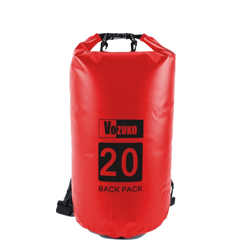 Waterproof Dry Bag Floating Barrel Bag with Single & Double Shoulder Straps for Swimming, Kayaking, Camping & Outdoor Adventures
