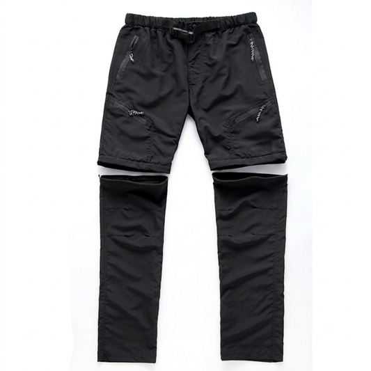 Convertible Zip-Off Unisex Hiking Pants Quick-Dry Stretch Cargo Trousers with Detachable Legs for Trekking, Camping & Outdoor Adventure