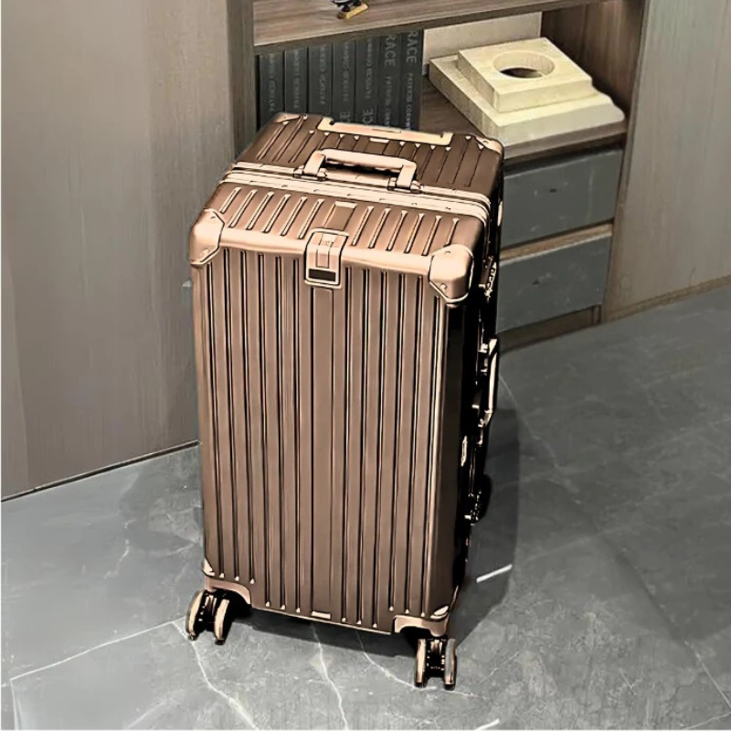 Aluminum Frame Lightweight Luggage 360 Spinner TSA Lock Large Capacity