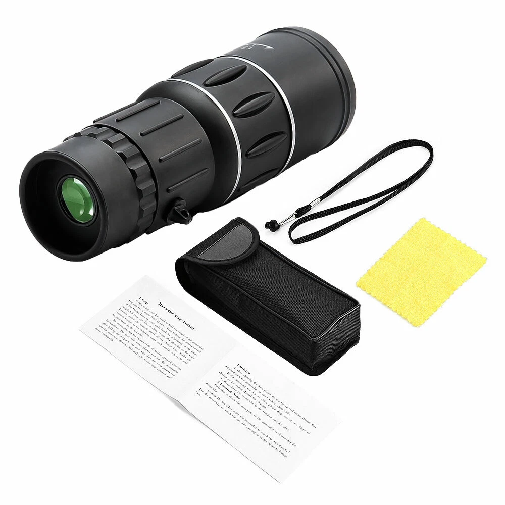 16x52 HD Monocular Telescope BAK4 Prism Outdoor Zoom Portable