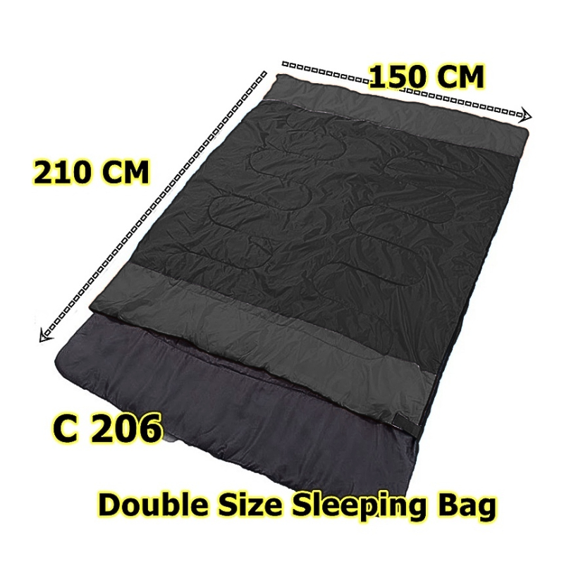 Cold weather sleeping bag double size combine 2 in 1 for camping beach travel tent hiking blanket