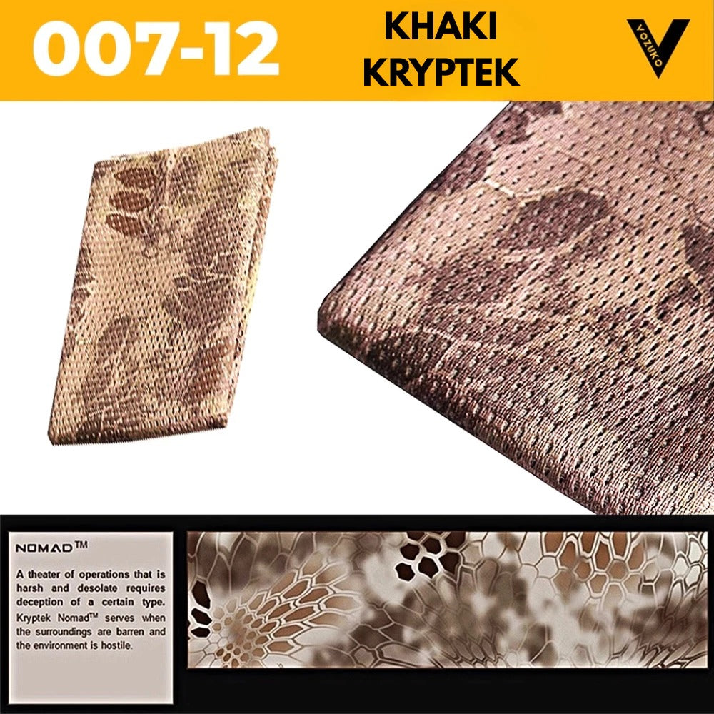 UNISEX Camouflage Scarf Face Veil Sniper Cover Neckerchief Mesh Airsoft Tactical Army 007