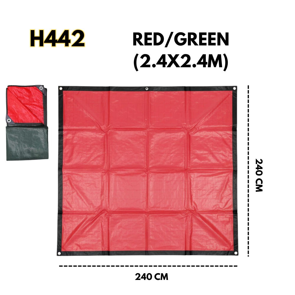 Waterproof Outdoor Picnic Mat/Canopy Large Woven Cloth Beach Blanket Moisture-Proof Camping Ground Mat for Lawn, Park & Travel