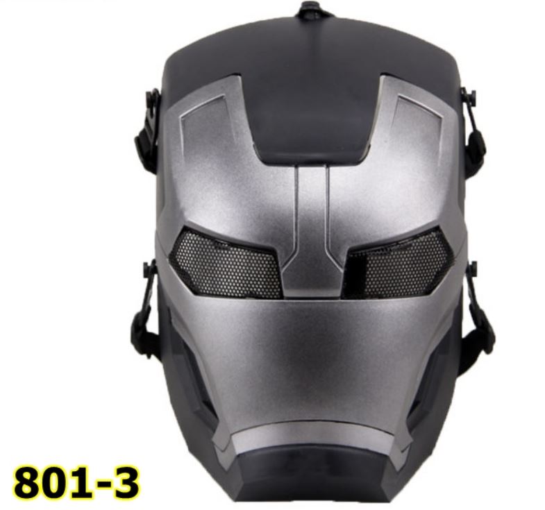 Ironman Animated Multipurpose Protective Face Mask Helmet