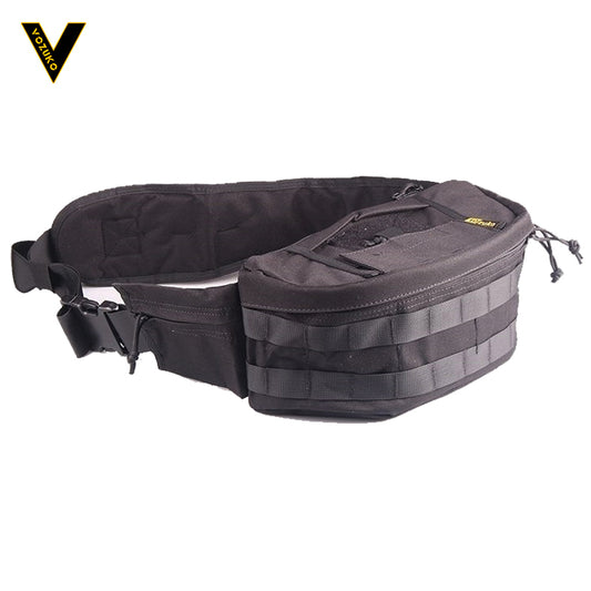 VOZUKO 800D NYLON RAINPROOF WAIST PACK, ADJUSTABLE STRAP [189]