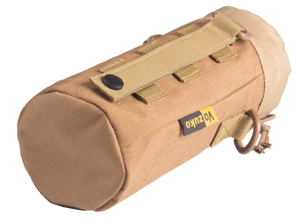 Exo-tek H2O Molle Water Bottle Pouch Hydration Carrier - Use as Molle water bottle holder, tactical water pouch, hydration carrier - Fits Up To 40 oz.