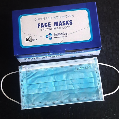 Surgical Face Mask 3-PLY Disposable Non-Woven (10 PCS. PER ORDER) SAME DAY SHIPPING
