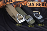 BP239  Outdoor Military Tactical silverbuckle web belt
