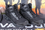 BP454 3 hole black sivi boots