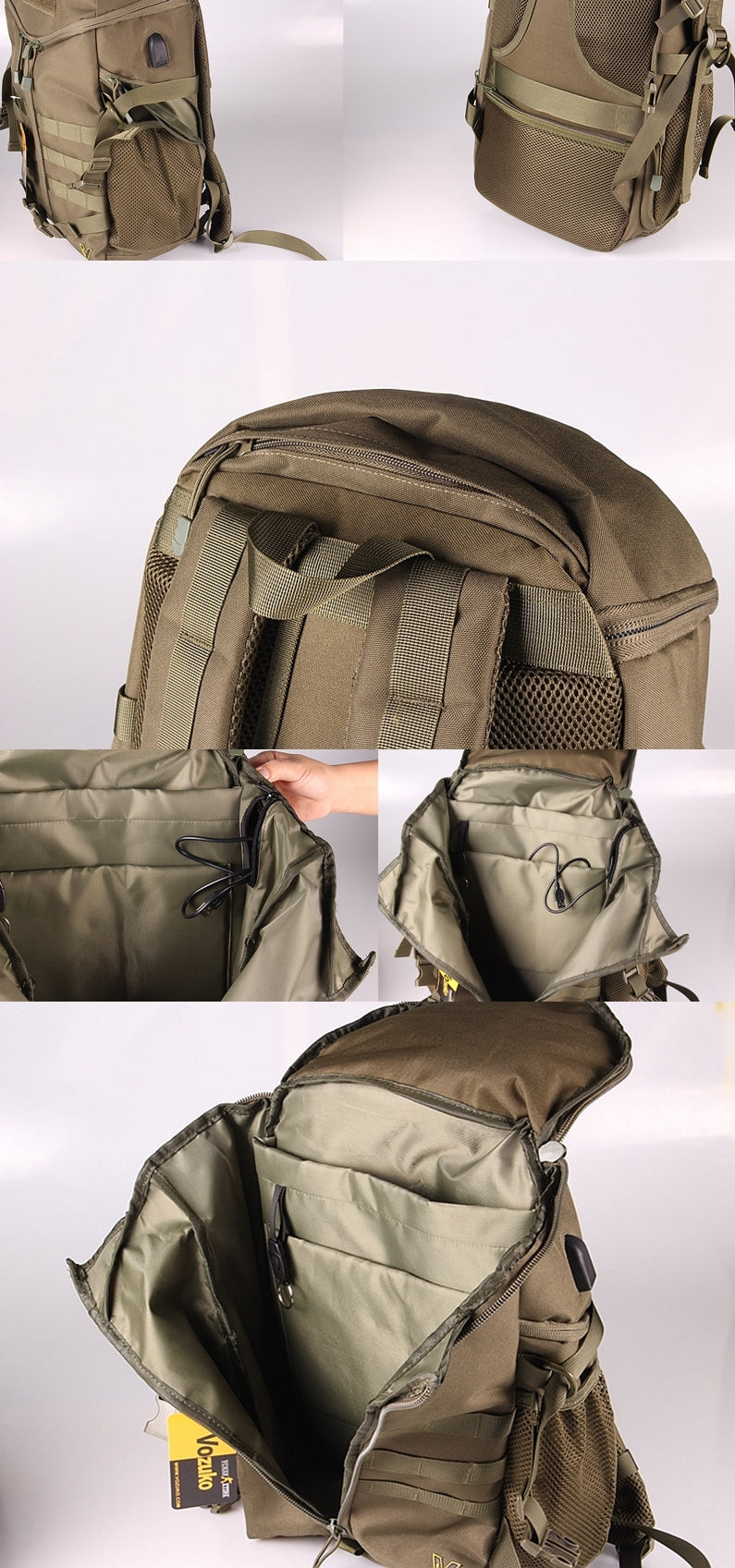 Latest Y zipper waterproof backpack-746