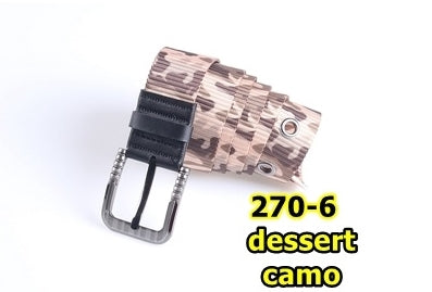 BP270 Tactical Military Canvas Webbing Hole Belt