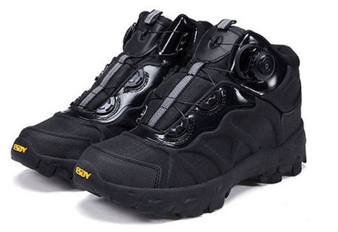 Esdy Waterproof and Oilproof Tactical Outdoor Combat Shoes Black